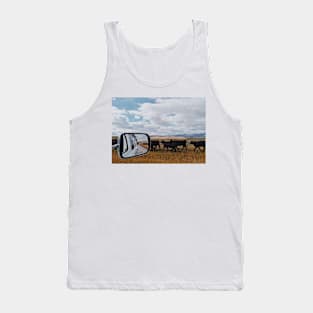 Road trip journey in Canadian prairies, Alberta, Canada. Tank Top